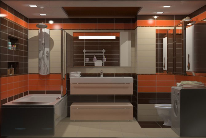 дизайн проекты ванной комнаты