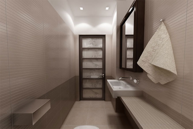 кафельный дизайн ванных комнат