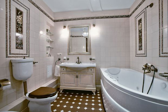 красивые интерьеры ванных комнат
